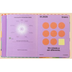 Agenda 2026 Mi superplán - Rainbow Dancer (Semanal)