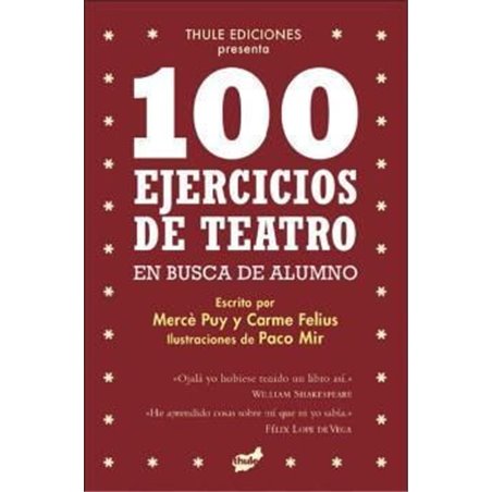 Libro. 100 EJERCICIOS DE TEATRO EN BUSCA DE ALUMNO