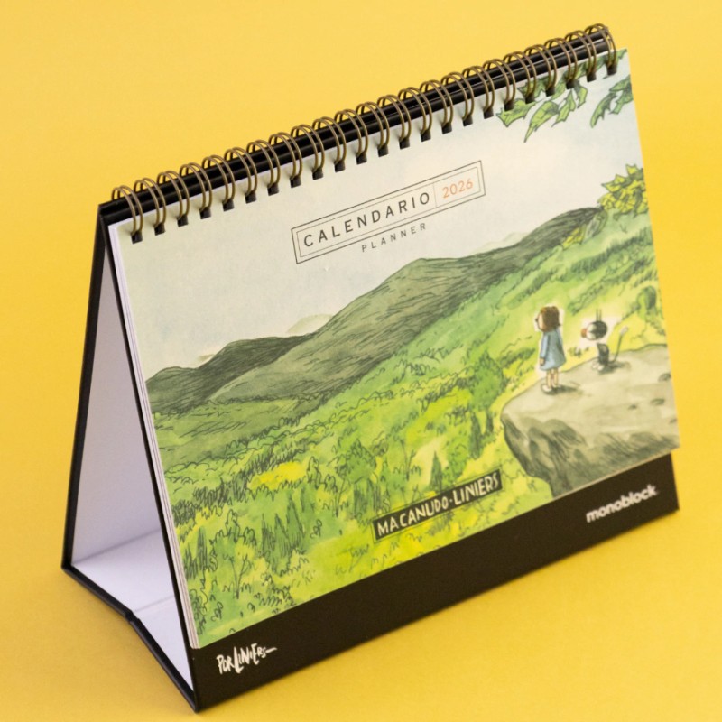 Calendario 2026 de Escritorio - Macanudo