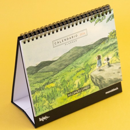 Calendario 2026 de Escritorio - Macanudo