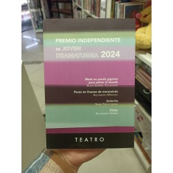 Libro. premio independiente de joven dramaturgia 2024