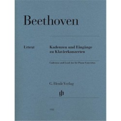 Partitura. LUDWIG VAN BEETHOVEN – CADENZAS AND LEAD-INS FOR PIANO CONCERTOS