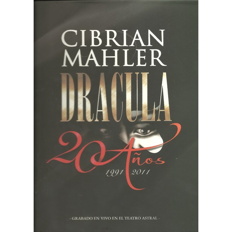 DVD. DRÁCULA. Cibrián - Mahler