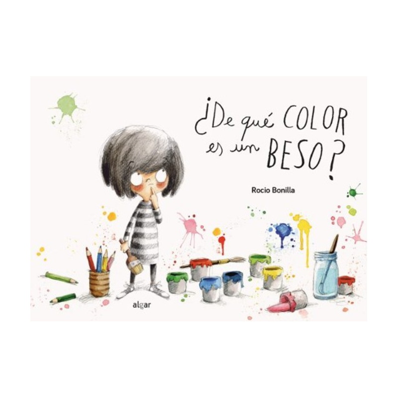 Libro. ¿De qué color es un beso? - Tapa dura
