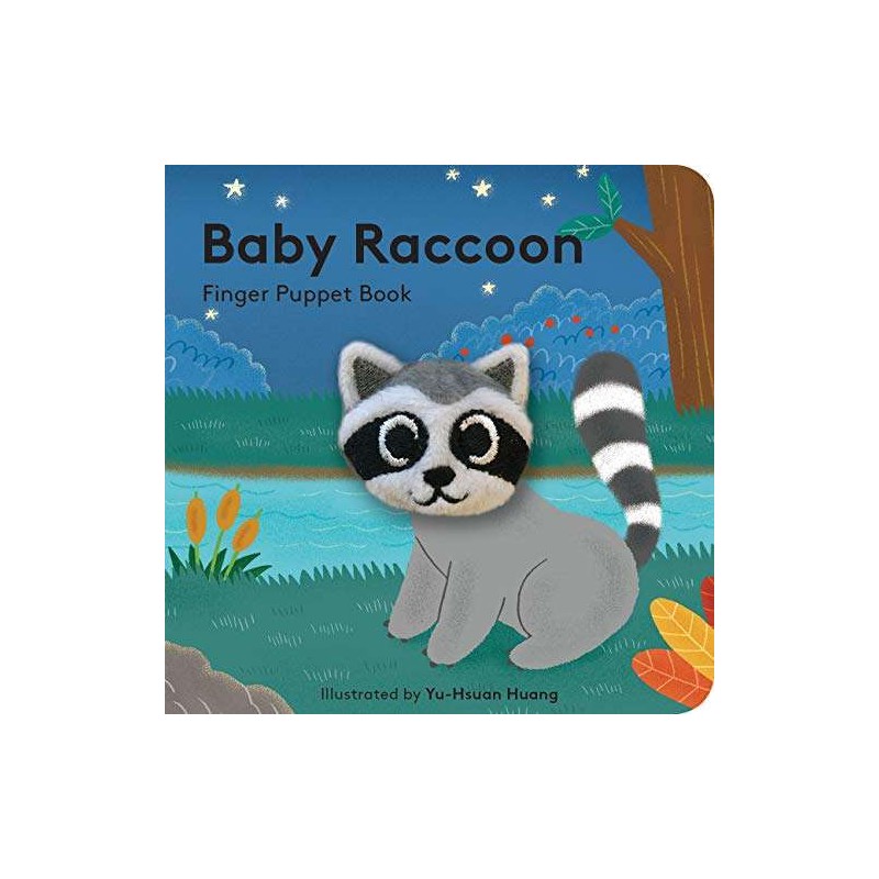 Libro Títere de dedo. BABY RACCOON