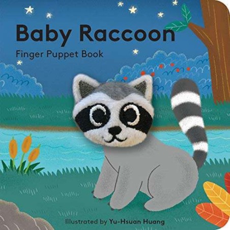 Libro Títere de dedo. BABY RACCOON