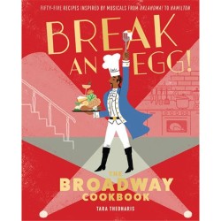 Libro. BREAK AN EGG! The Broadway Cookbook.
