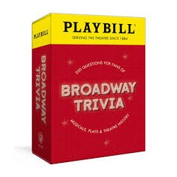Juego de mesa. PLAYBILL. BROADWAY TRIVIA