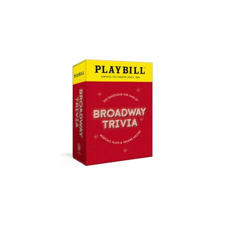 Juego de mesa. PLAYBILL. BROADWAY TRIVIA