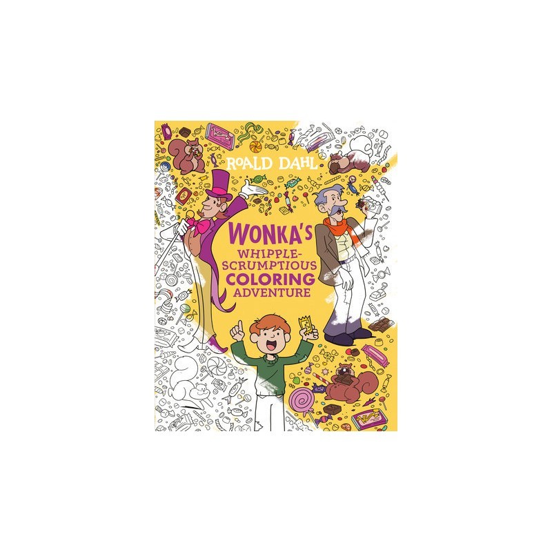 Libro. WONKA'S WHIPPLE-SCRUMPTIOUS COLORING ADVENTURE