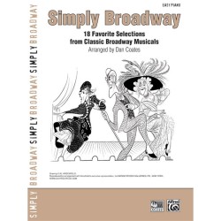 Partitura. SIMPLY BROADWAY - 18 Favorite Selections from Classic Broadway Musicals