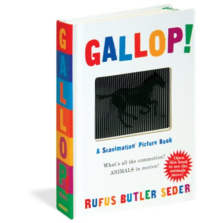Libro. GALLOP! A Scanimation Picture Book