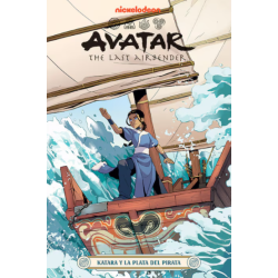 Libro. Avatar The Last Airbender Katara Y La Plata Del Pirata, Novela Gráfica