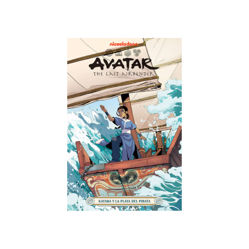 Libro. Avatar The Last Airbender Katara Y La Plata Del Pirata, Novela Gráfica