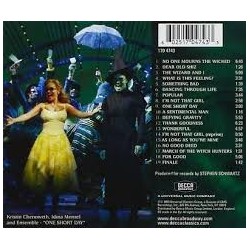 CD. WICKED. A New Musical. Original Broadway Cast Recording