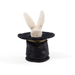 Títere de dedo. MINI CONEJO SOMBRERO MÁGICO