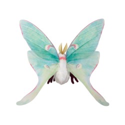 Títere de dedo. Mini polilla de la luna