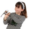 Títere de dedo. Mini carbonero de cola larga