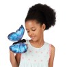 Títere de dedo. Mariposa morfo azul