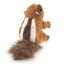 Títere de dedo. MINI ARDILLA RAYADA