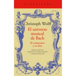 Libro. El universo musical de Bach. Christoph Wolff