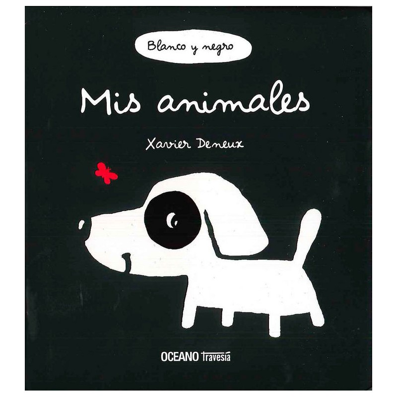 LIBRO. Blanco y negro. Mis animales