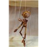Marioneta de hilo tallada. PINOCHO MINI (Guillermo del Toro)