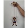 Marioneta de hilo tallada. PINOCHO mini
