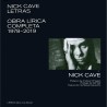 LIBRO. Nick Cave. Letras. Obra lírica completa 1978-2019