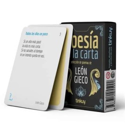 JUEGO DE CARTAS. POESÍA A LA CARTA. LEON GIECO