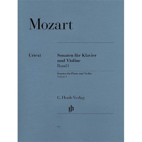 Partitura. Sonaten für Klavier und Violine Band I. Mozart
