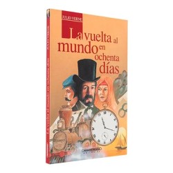 Libro. LA VUELTA AL MUNDO EN OCHENTA DÍAS. Julio Verne