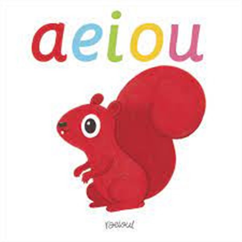 Libro de cartoné. AEIOU