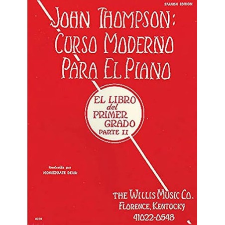 Libro. Curso moderno para el piano Parte II. John Thompson