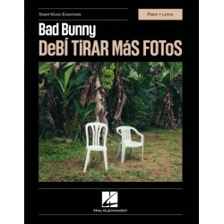 Partitura. Bad Bunny – DeBí TiRAR MáS FOToS Sheet Music Essentials Piano and Lyrics