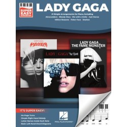 Partitura. Lady Gaga – Super Easy Songbook