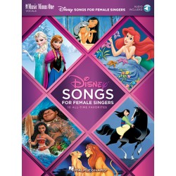 Partitura. Disney Songs for Female Singers 10 All-Time Favorites with Fully-Orchestrated Backing Tracks