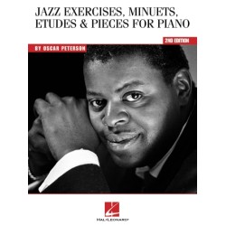 Partitura. Jazz Exercises, Minuets, Etudes & Pieces for Piano. Oscar Peterson.