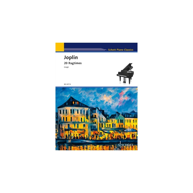 Partitura. Joplin 20 Ragtimes for Piano