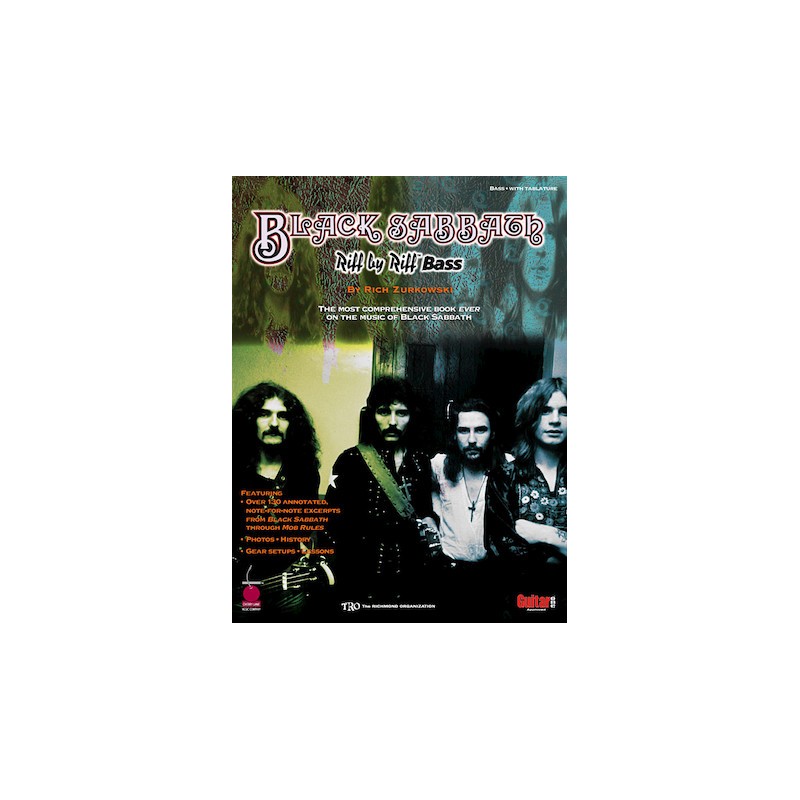 Partitura. Black Sabbath – Riff by Riff Bass