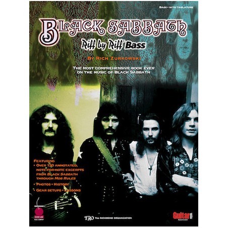 Partitura. Black Sabbath – Riff by Riff Bass