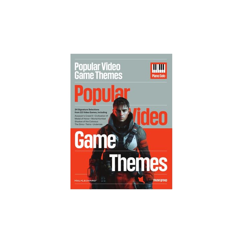 Partitura.  Closer Look Popular Video Game Themes for Piano Solo