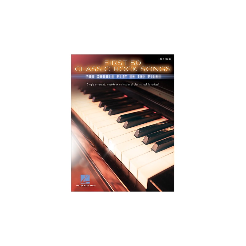 Partitura. First 50 Classic Rock Songs You Should Play on Piano
