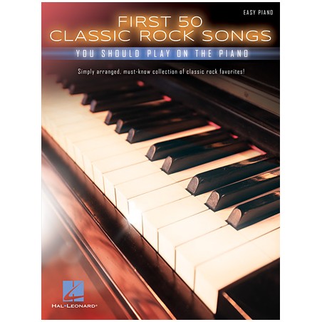 Partitura. First 50 Classic Rock Songs You Should Play on Piano