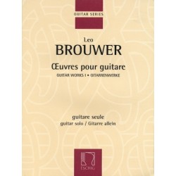 Partitura. Guitar Works I - Guitar Solo. Leo Brouwer