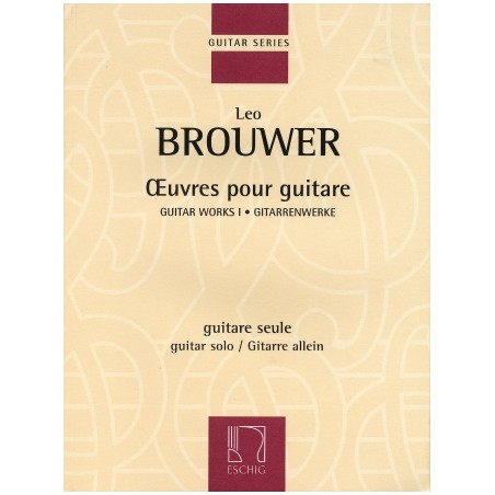 Partitura. Guitar Works I - Guitar Solo. Leo Brouwer