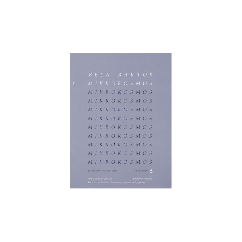 Partitura.  Mikrokosmos Volume 5 (Blue)