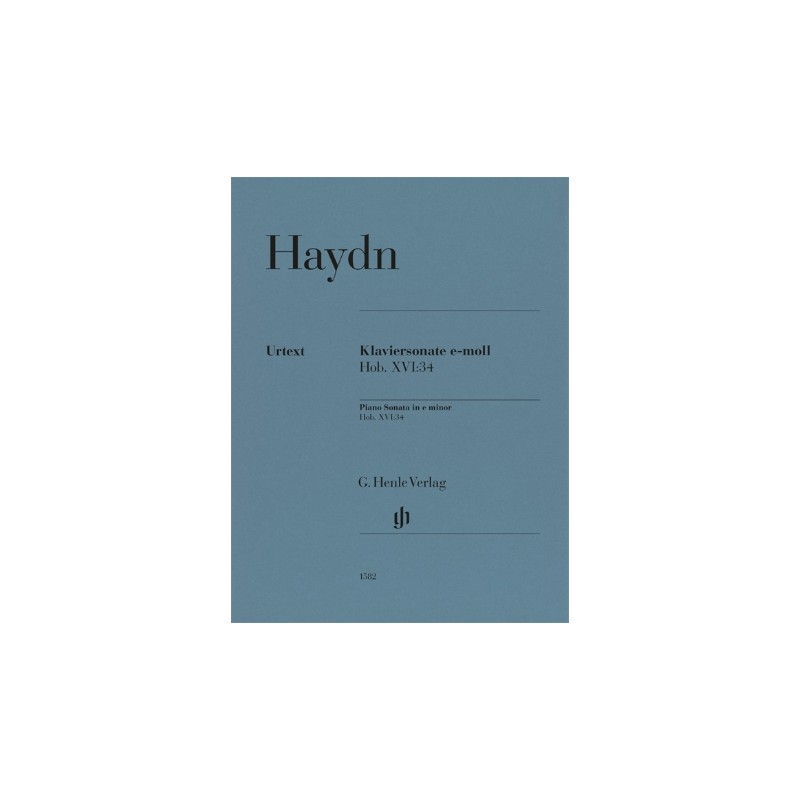 Partitura. Piano Sonata In E Minor Hob. XVI: 34 Haydn