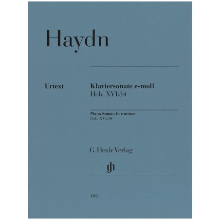 Partitura. Piano Sonata In E Minor Hob. XVI: 34 Haydn