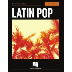 Partitura. Latin Pop Sheet Music Essentials Piano and Lyrics Softcover